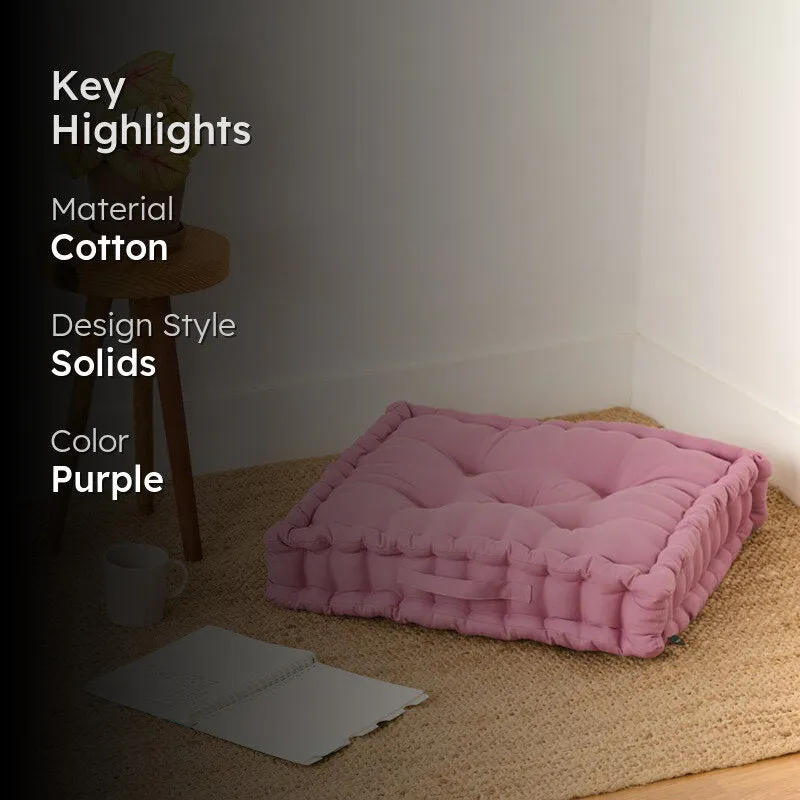 Marlon Floor Cushion - Lilac Purple media 2