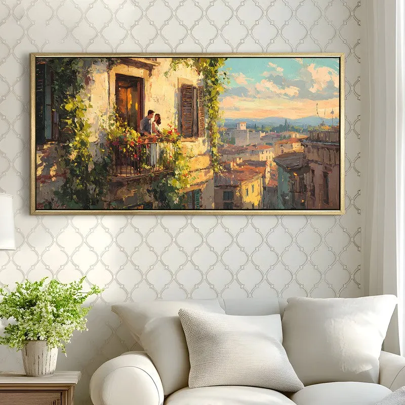 Romantic South Canvas Wall Painting With Frame media 4