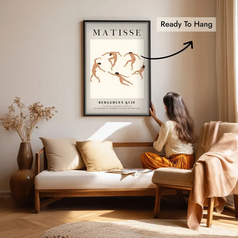 Rhythm Canvas Wall Painting With Black Frame media 7