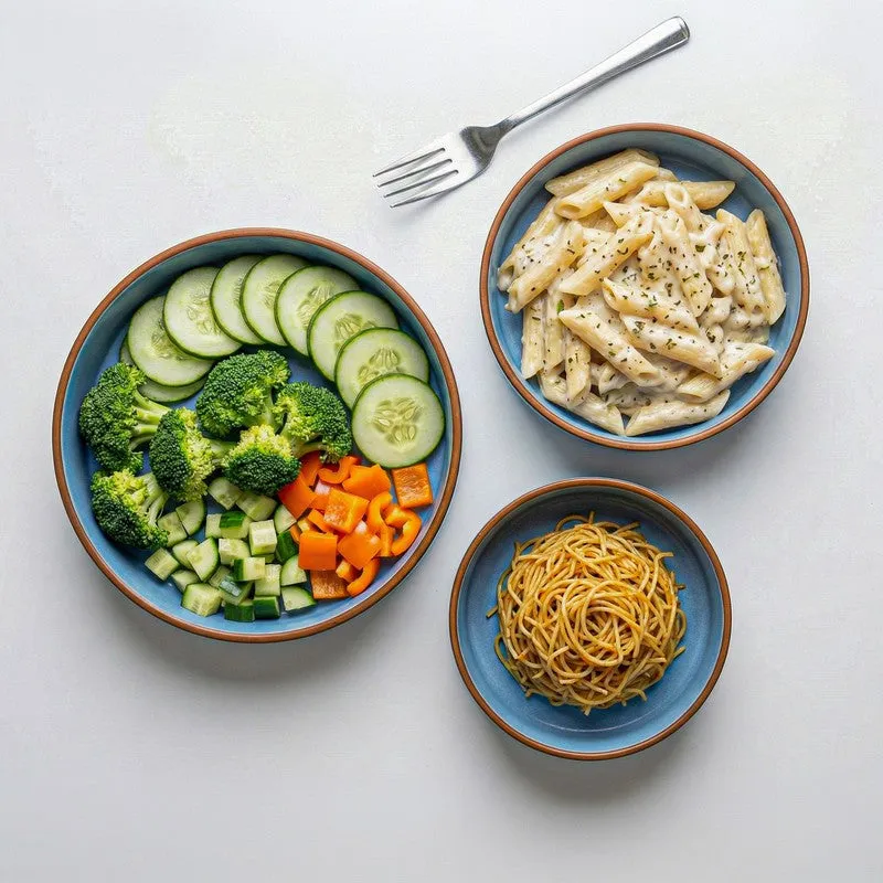 Savro Ceramic Salad Bowl (700 mL,500 mL,350 mL) - Set Of Three media 5