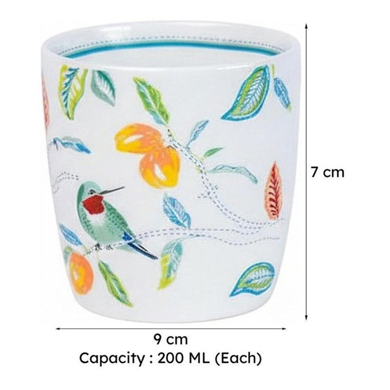 Magique: Mango Paradise Summer Fine China Cup (200 mL Each) - Set of Six media 11