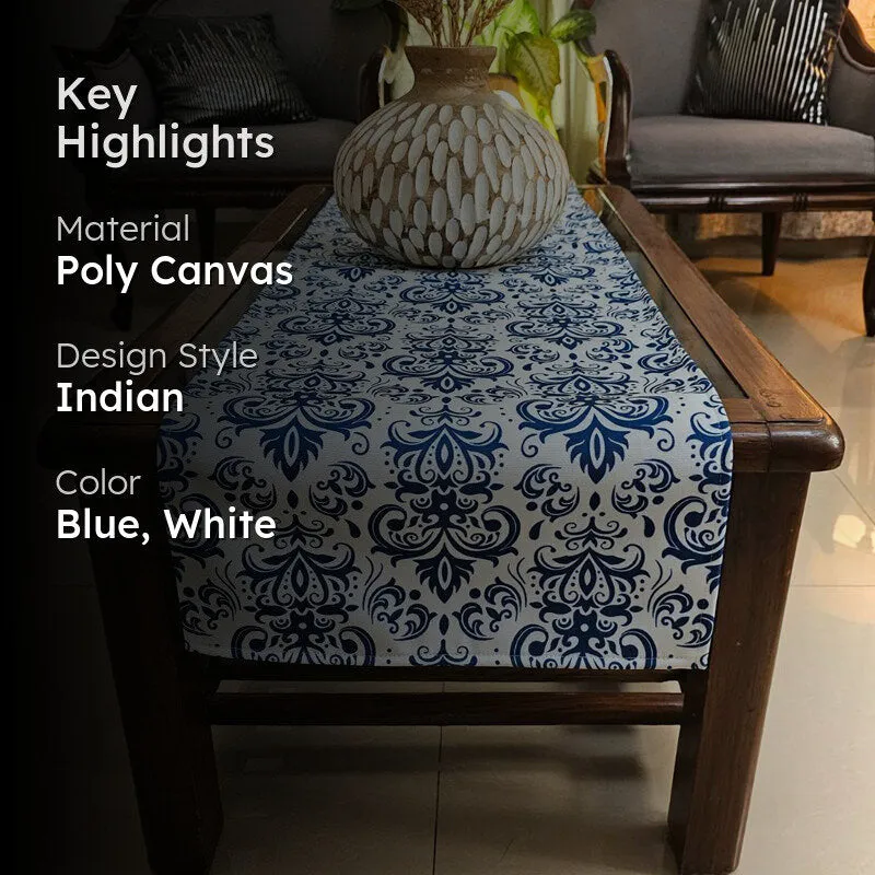 Heritage Motif Poly Canvas Table Runner media 2