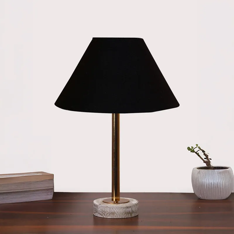 Cotin II Rodin Wooden Table Lamp - Black,Gold,White media 3