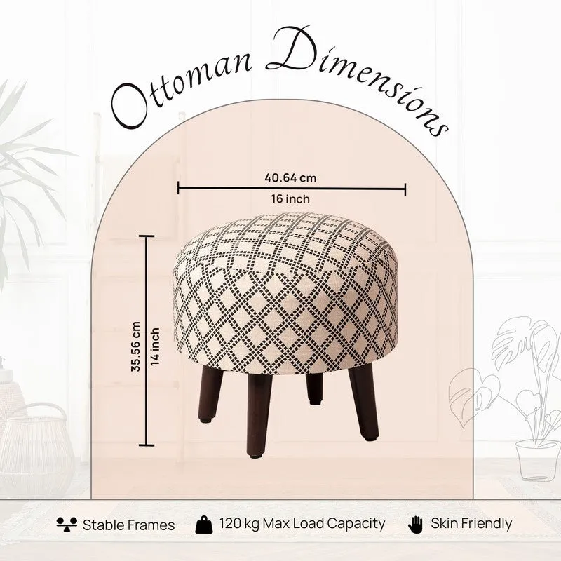 Reven Cotton Ottoman media 7