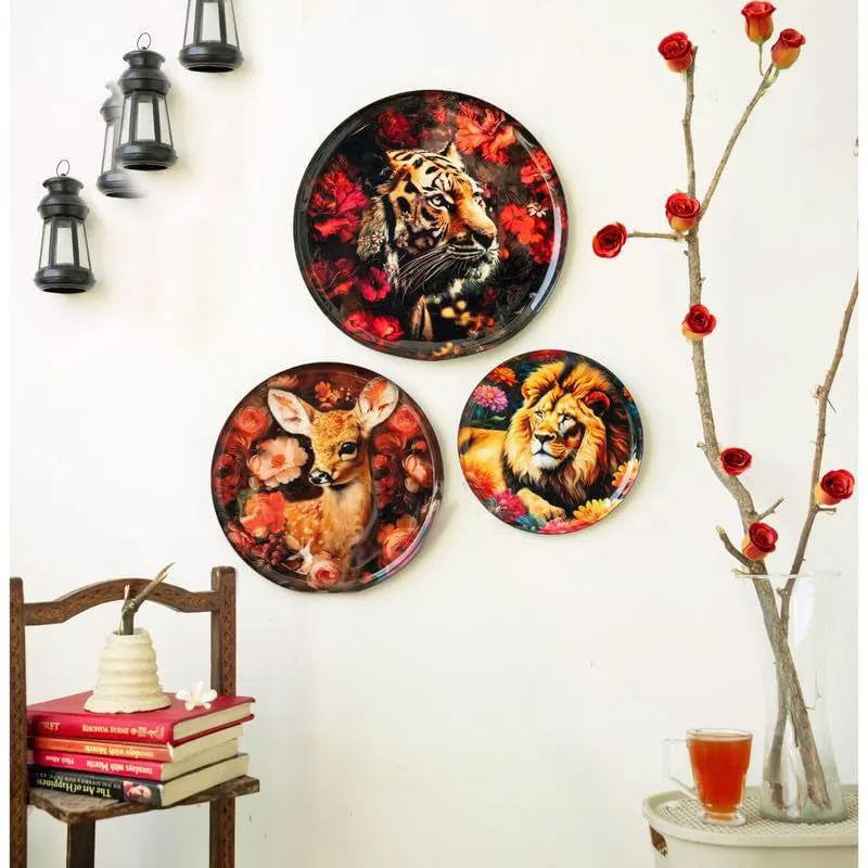 Predator & Prey Wall Plate - Set Of Three media 1