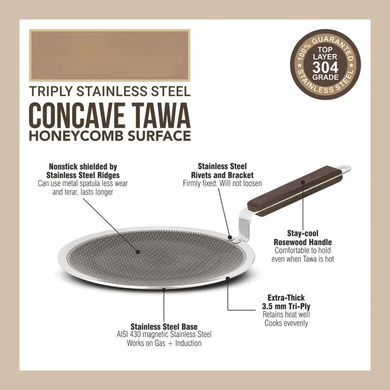 Triply Stainless Steel Roti Tawa media 7