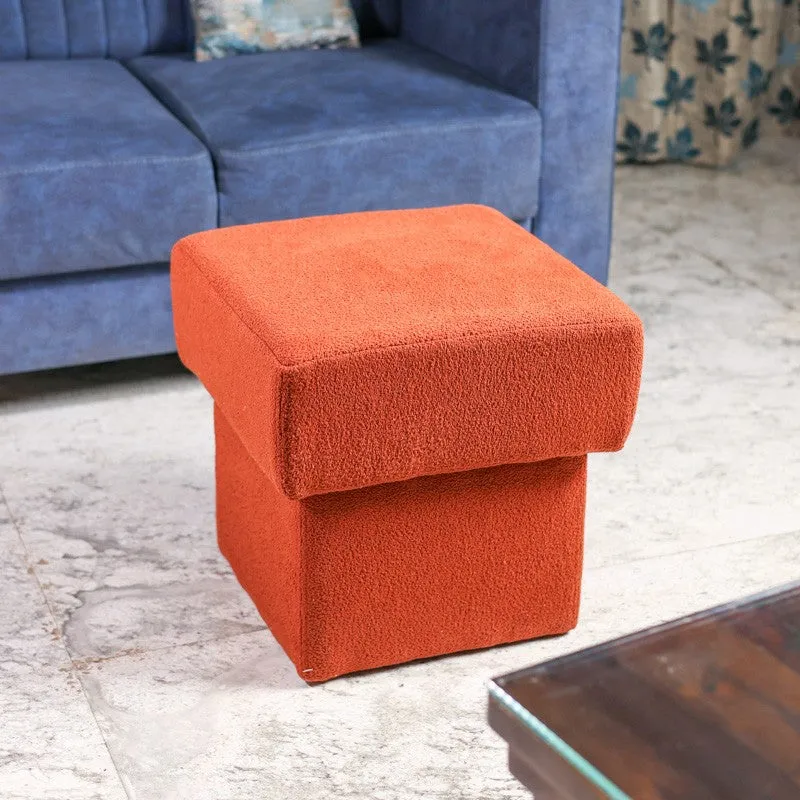 PlushPod Ottoman  Red media 1