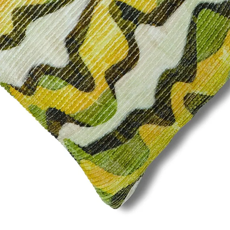 RythmFlow Cushion Cover (Yellow) - Set Of Two media 4