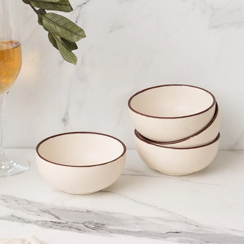 Riddo Serving Bowl (Off White) - Set Of Four media 1