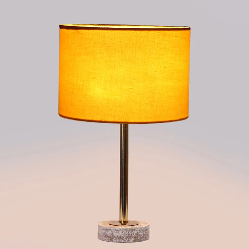 Cotin I Rodin Wooden Table Lamp - Yellow,Gold,White media 5