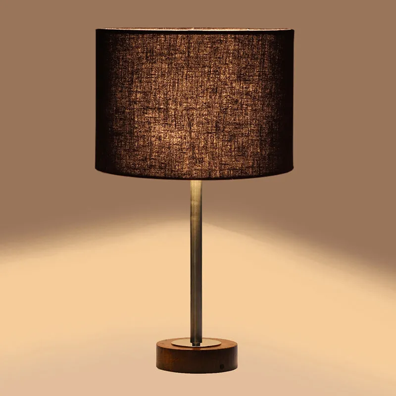 Cotin I Rodin Wooden Table Lamp - Black,Silver,Brown media 6