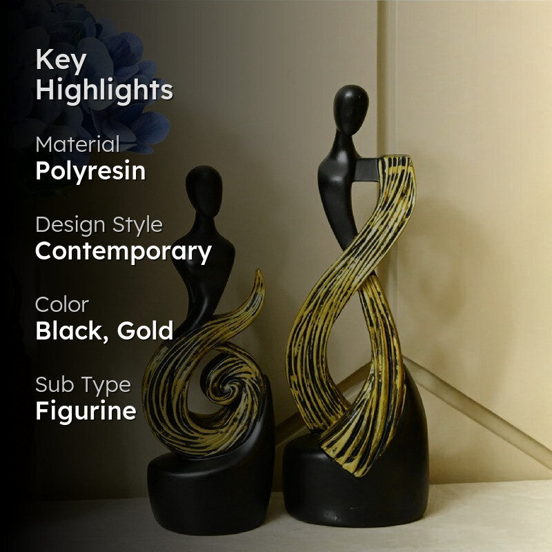 Celestial Cadence Luxury Showpiece - Set Of Two media 2