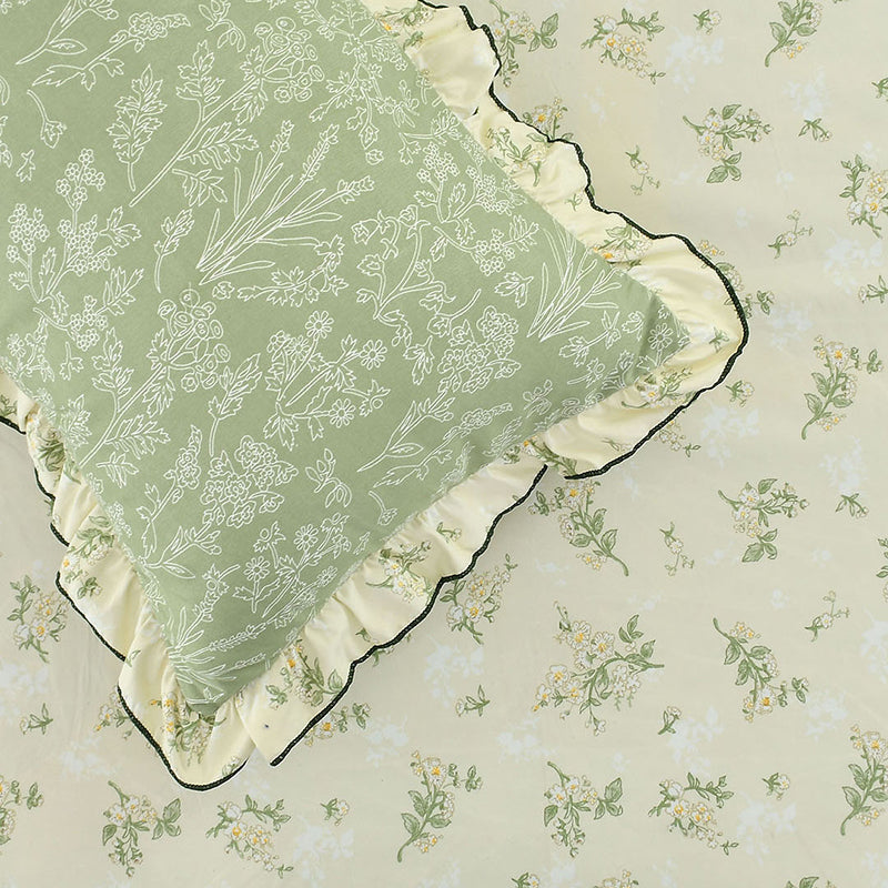 Heneri Floral Microfiber Microfiber Bedsheet - 150 GSM media 3