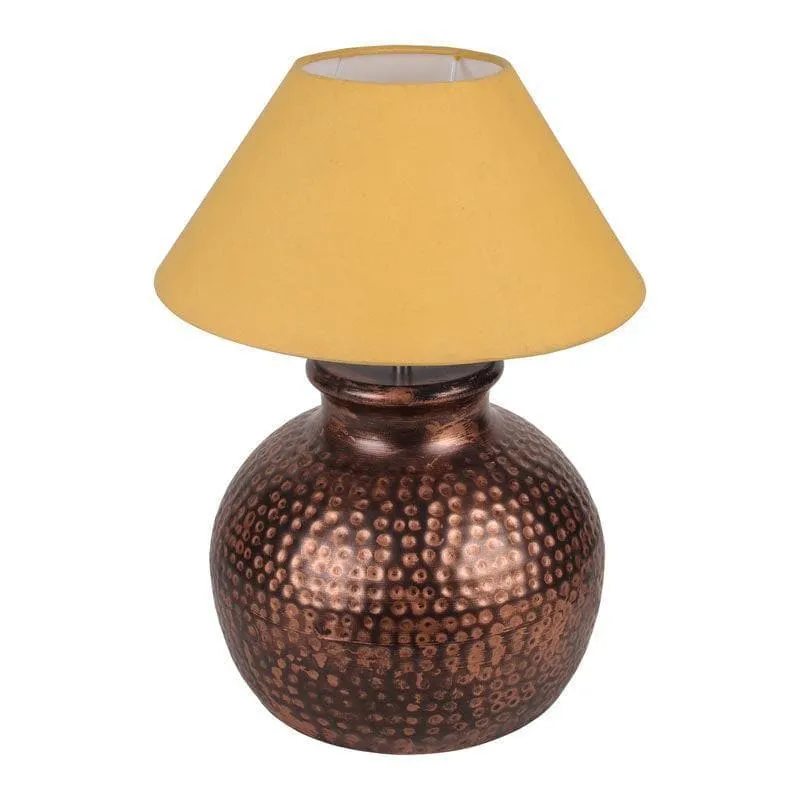 Girisha Fabric Table Lamp - Gold,Bronze media 3