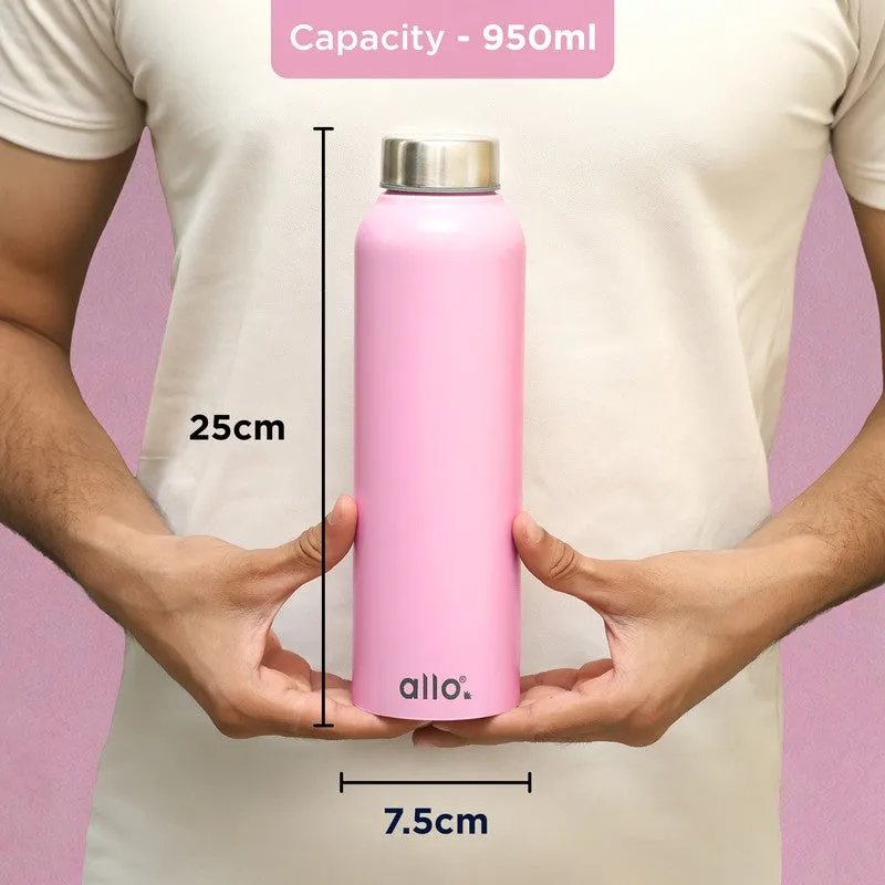 AquaZen Stainless Steel Water Bottle (950 mL Each) - Set Of Five media 9