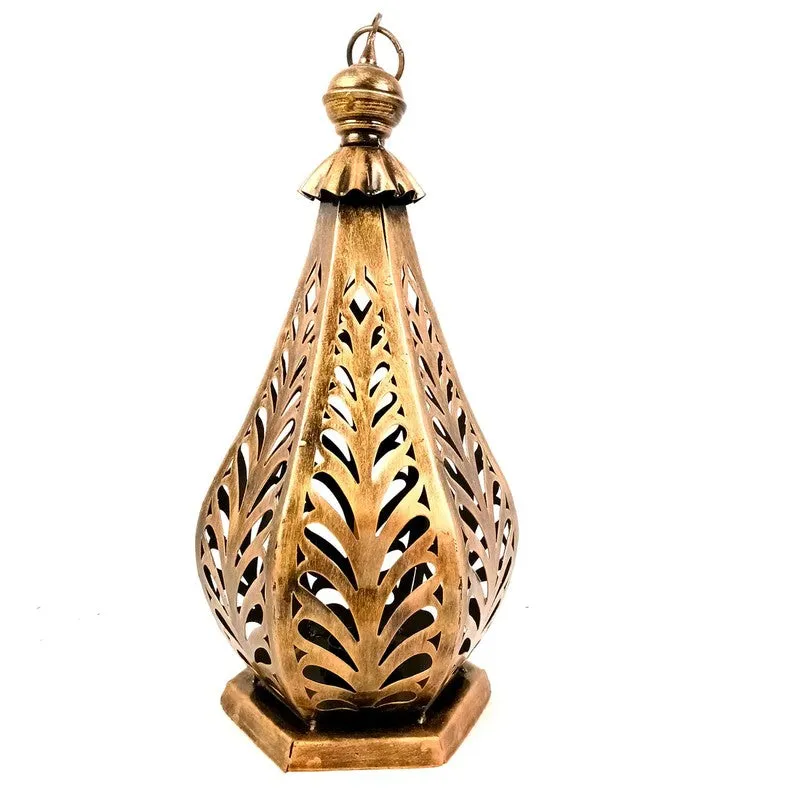 Royal Hanging Elegance Iron Tealight Candle Holder media 3