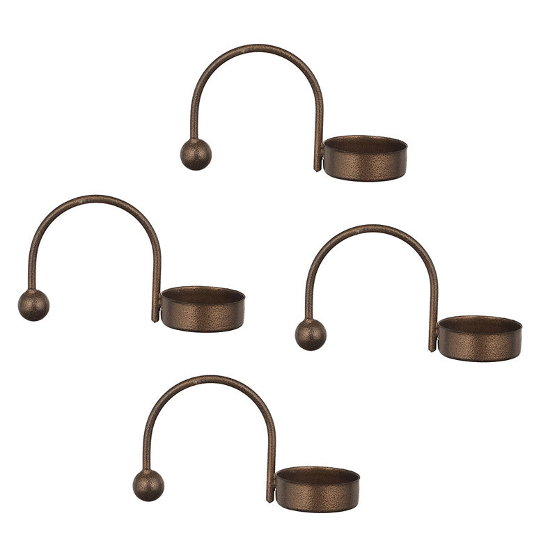 Zuria Tealight Candle Holder (Copper) - Set of Four media 4