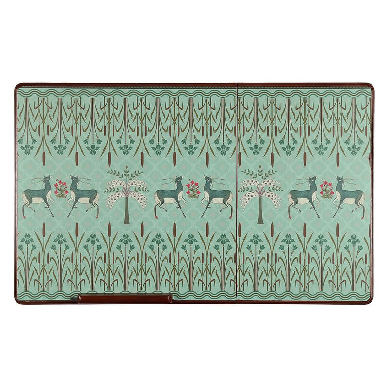 India Circus Deergarden Multicolor Rectangle Teakwood Laptop Stand media 6