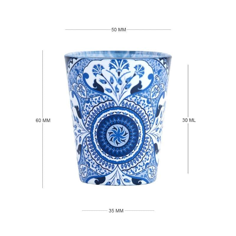Turkish Tale Shot Glass (Blue) (30 ml) - Set Of Two image 3