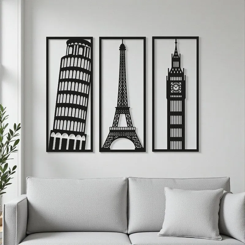 The UK Tour Wooden Wall Accent - Set Of Three media 1