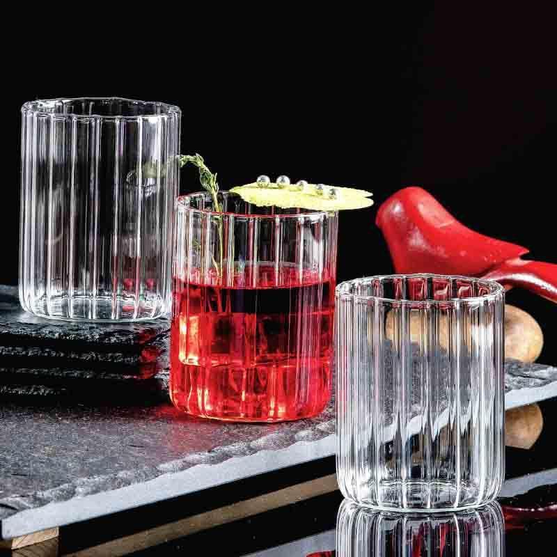 Elegant Fluted Glass Tumbler Set - Set of 6 media 4