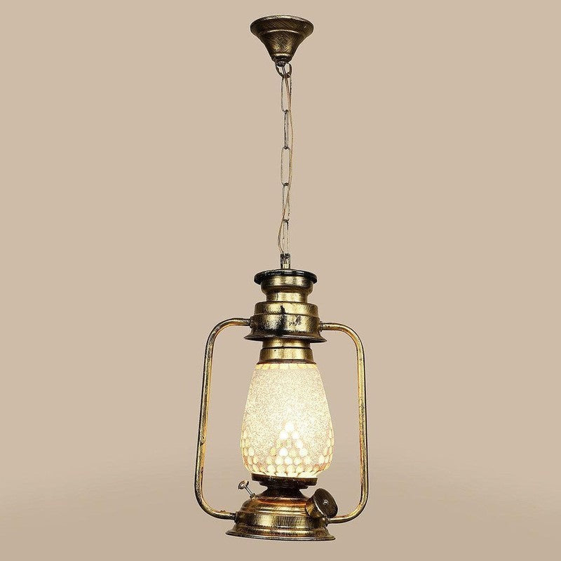 Haveli Style Glass Ceiling Lamp media 5