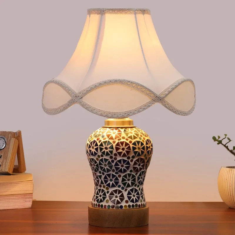 Astrona Arc Wooden Table Lamp - Multicolor media 2