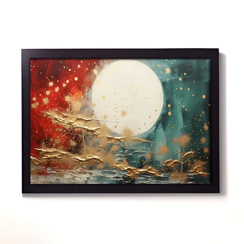 Lunar Splash Wall Painting media 3