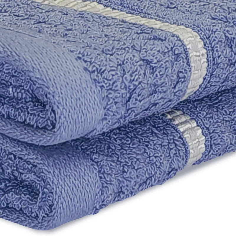 Junia Hand Towel (Blue) - Set Of Two media 5