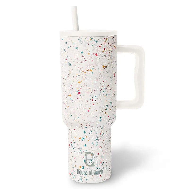 Pop Luxe Stainless Steel Tumbler (1200 ML) - White media 4