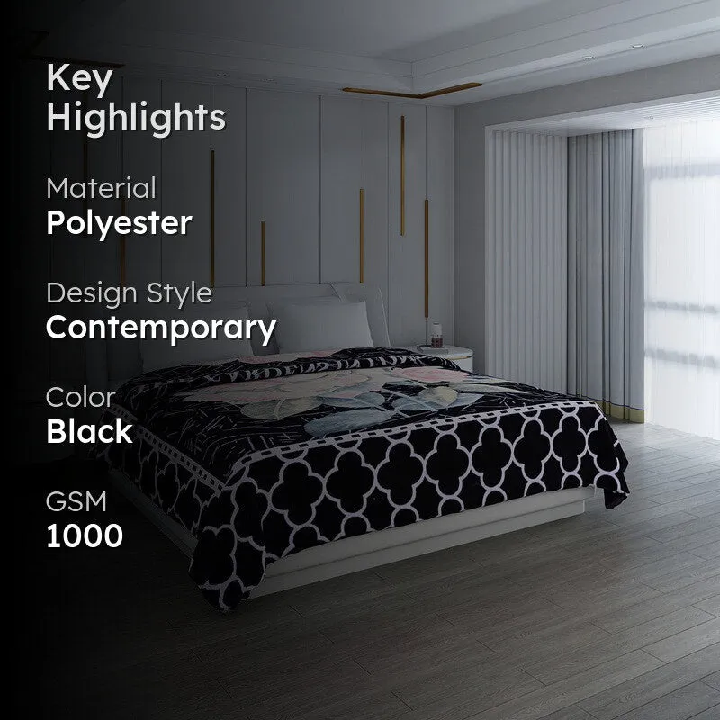 Monte Carlo Midnight Mosaic Blanket - 1000 GSM media 2