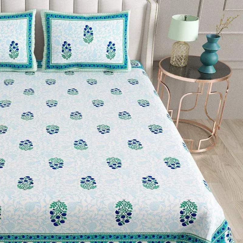 Pravi Floral Cotton Bedsheet - 180 TC media 3