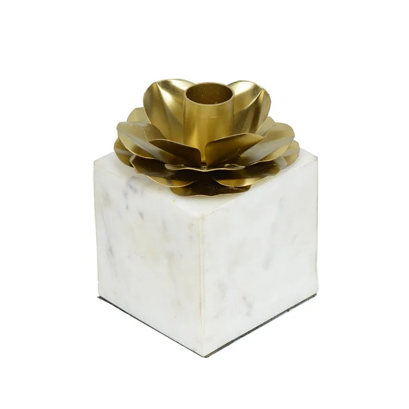 Quola Floral Candle Holder - Set Of Two media 5