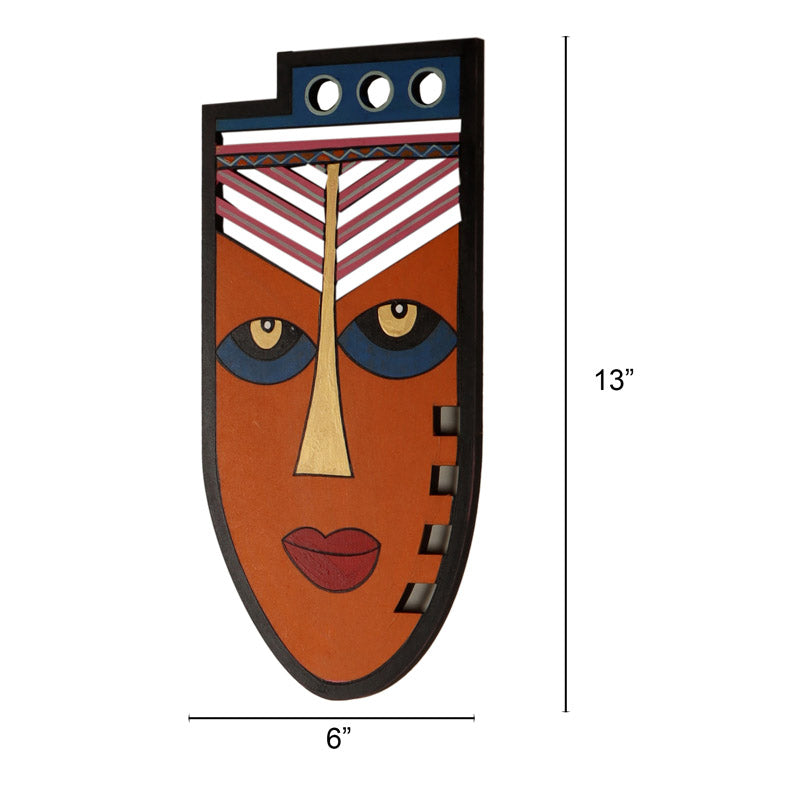 Rachela Mask Wooden Wall Accent media 7