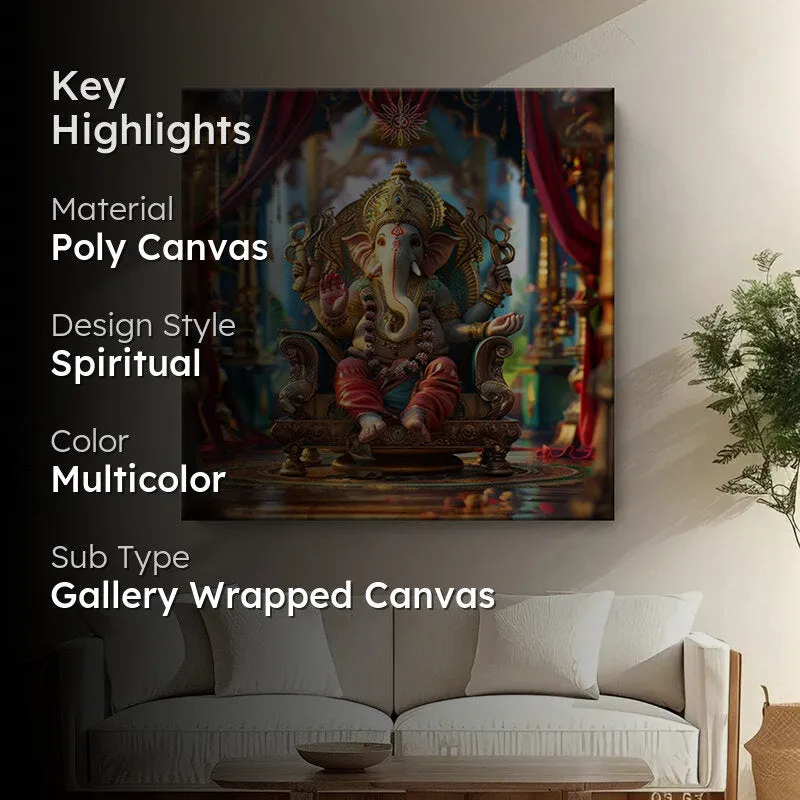 Ekadanta Poly Canvas Wall Painting media 2