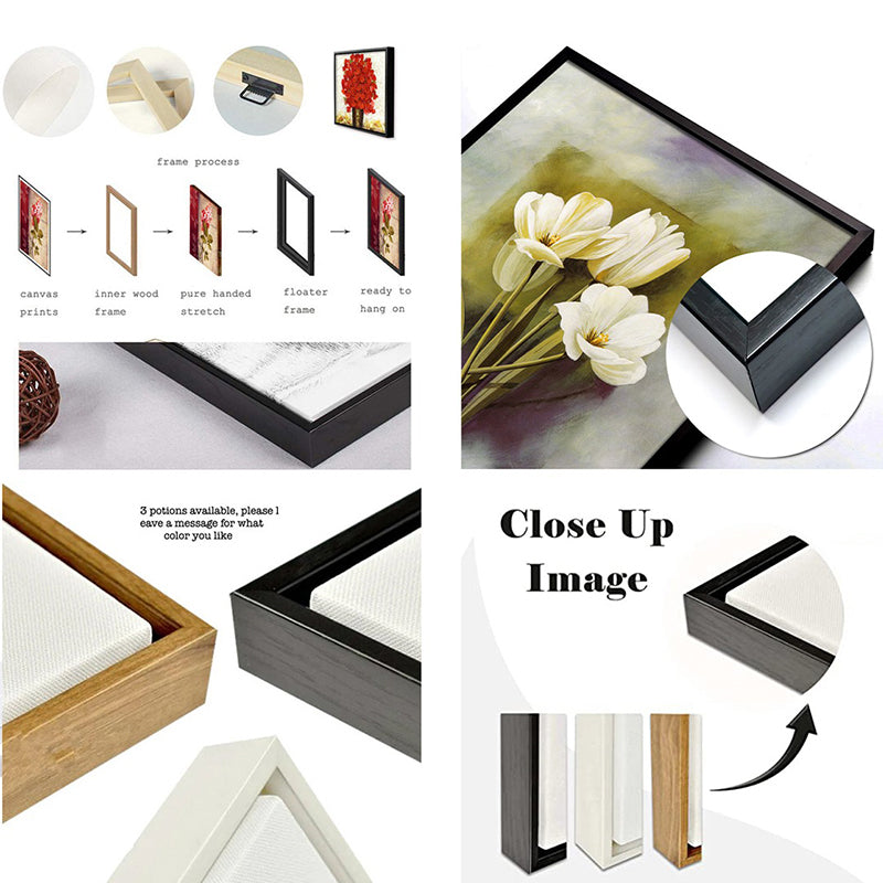 Flora Of Gold Canvas Wall Art - Set Of Two media 7