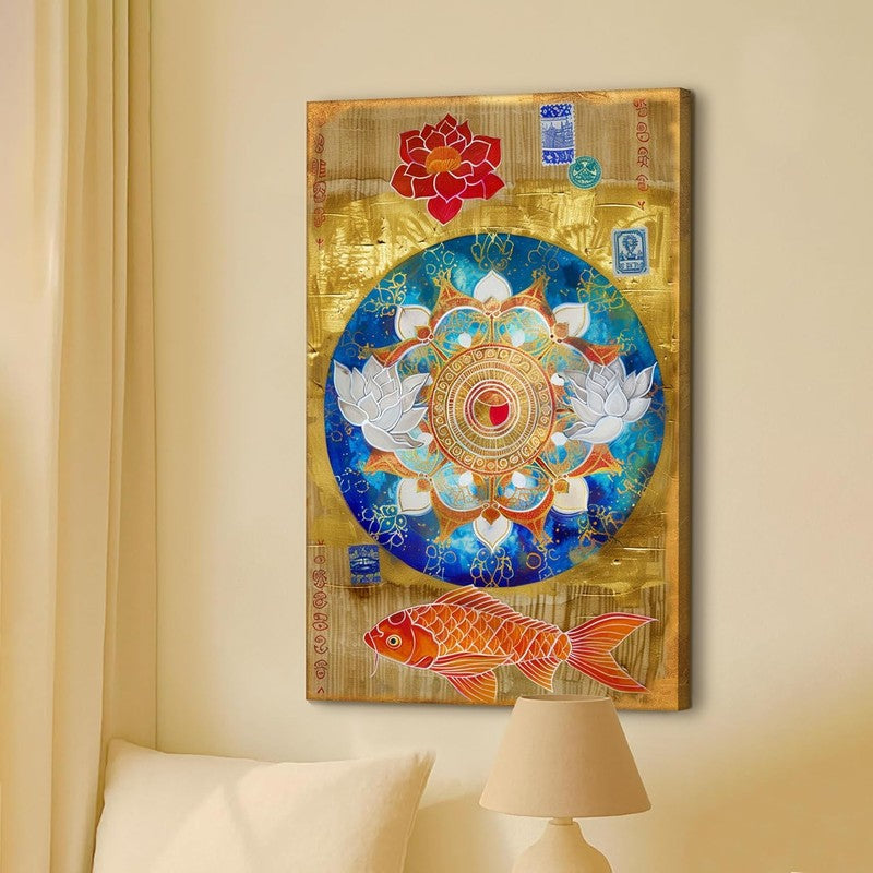 Spectrum Mandala Wall Art Without Frame media 6