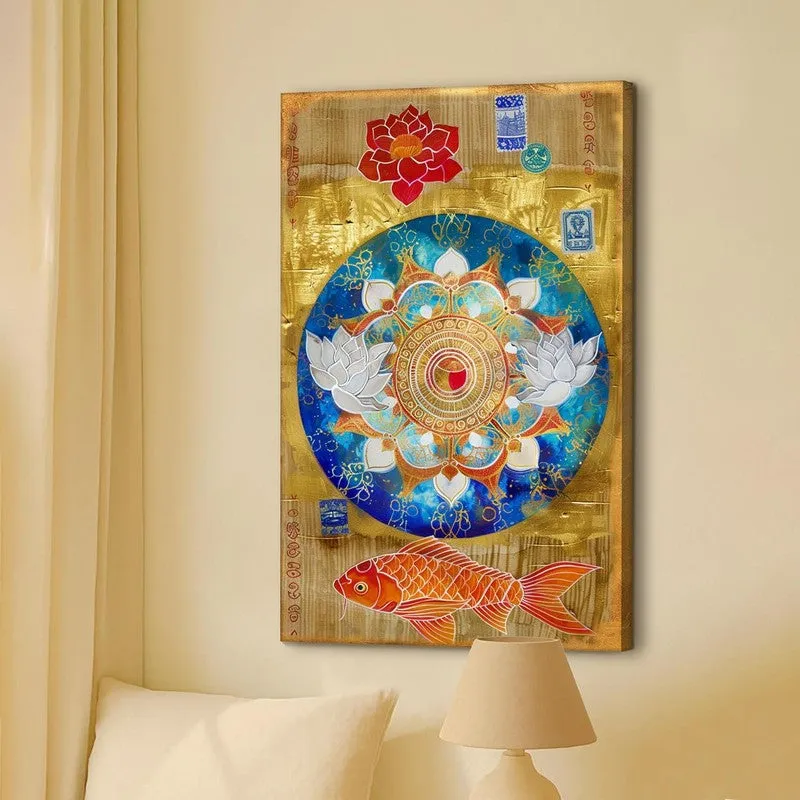 Spectrum Mandala Wall Art Without Frame media 6