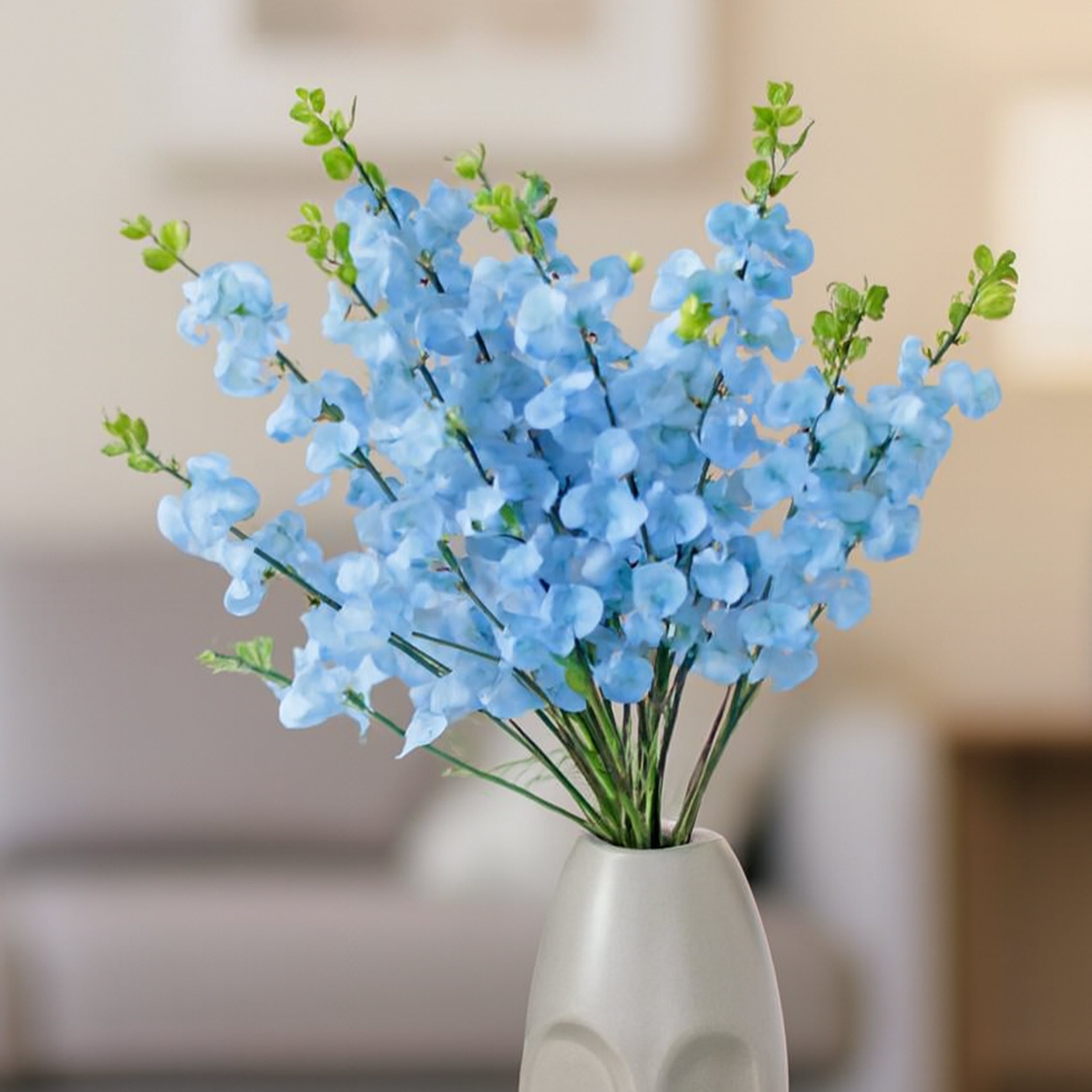 Botanical Cherry Blossom Artificial Flower - Set Of Two