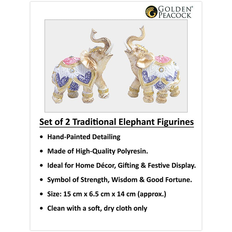 Elephant Duo Showpieces - Set of Two media 7