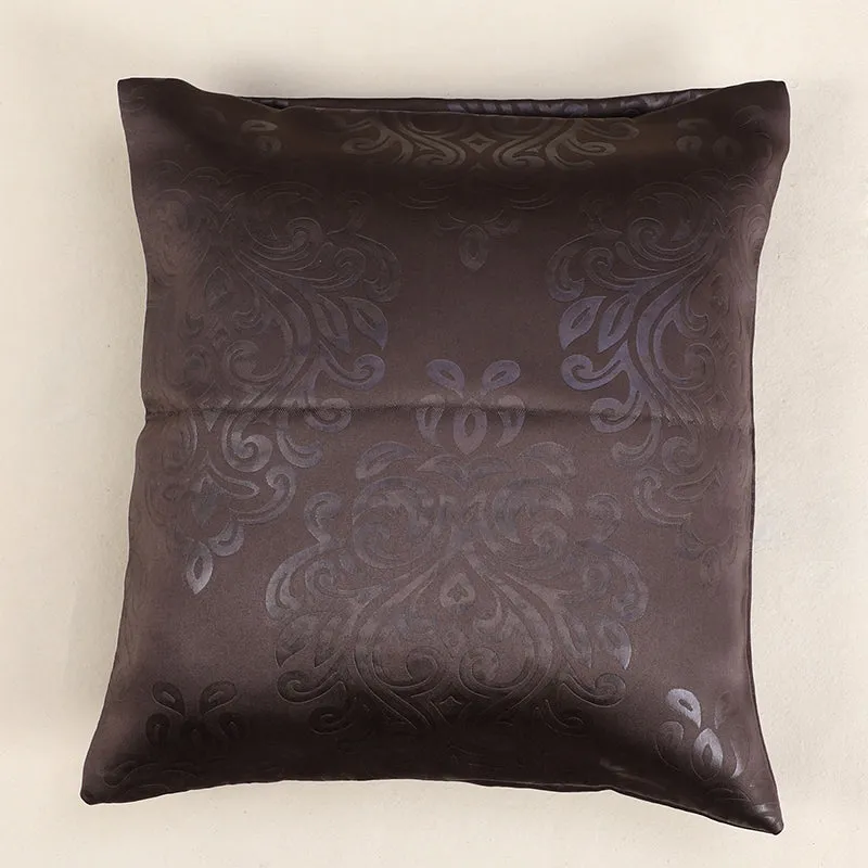 Swayam Basik Printed Cushion Cover (Black) - Set of Two media 4