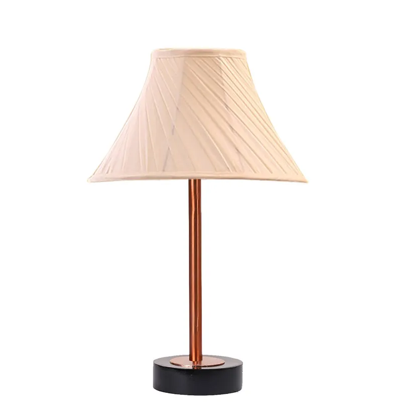 Twistra Rodin Wooden Table Lamp - Ivory,Copper,Black media 4