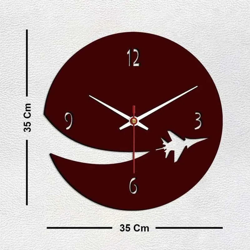 Sky Flyer Wooden Wall Clock media 6