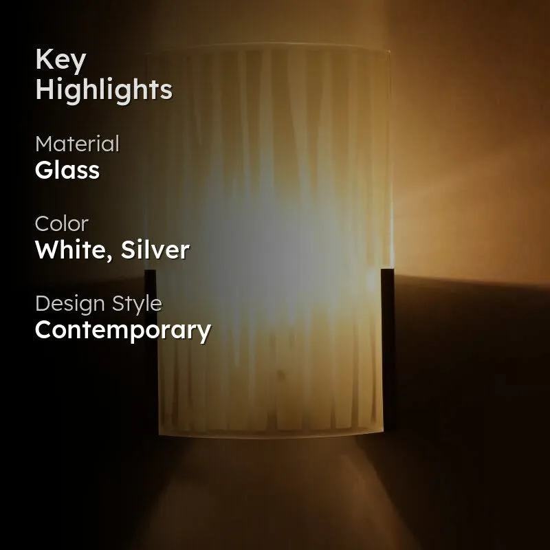 Frosted Fall Glass Wall Lamp media 2