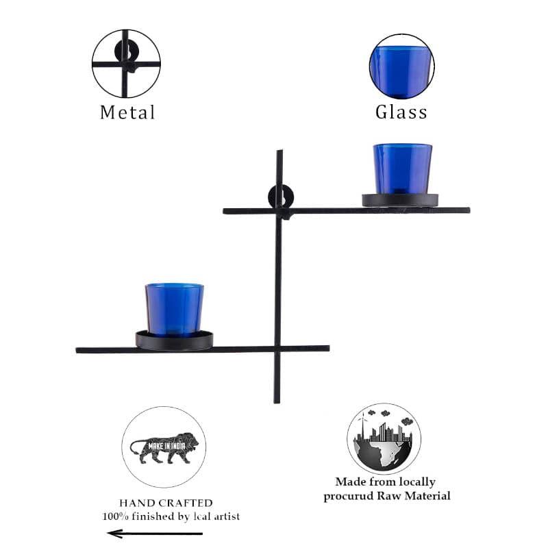 Luminaire Votive Duo (Blue) - Set Of Two media 5