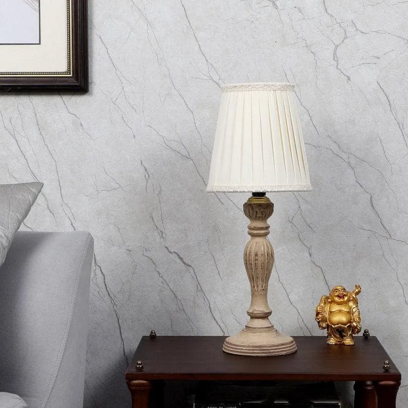 Gujo Vider Fabric Table Lamp - White media 4
