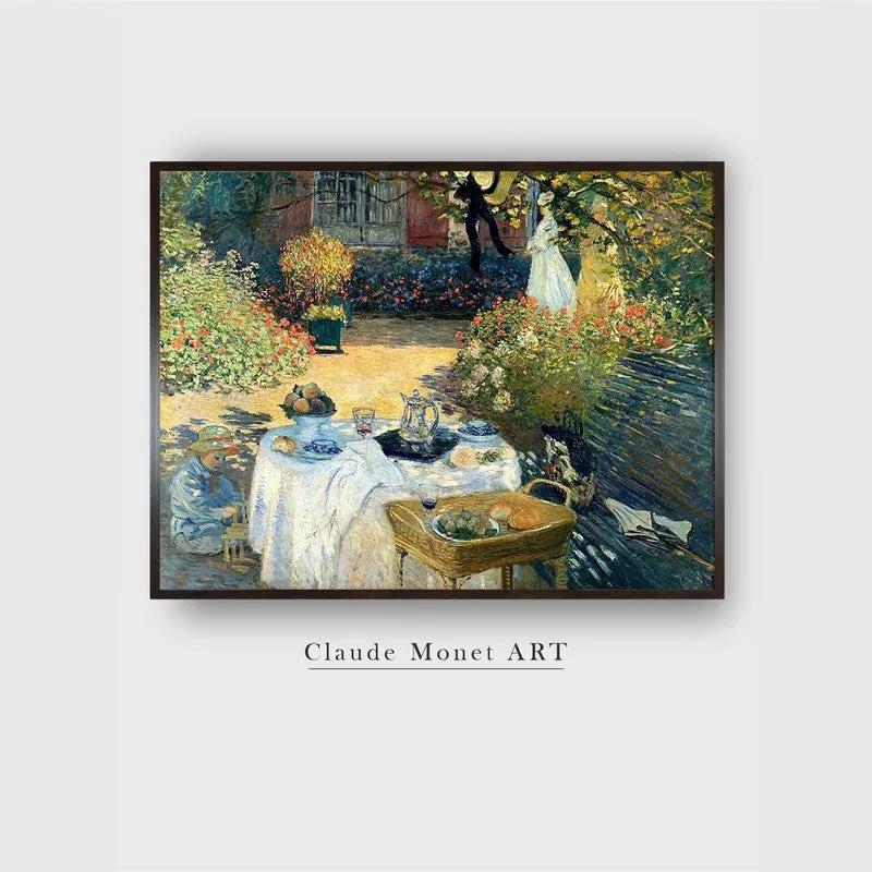 Le Dejeuner Canvas Wall Painting media 3