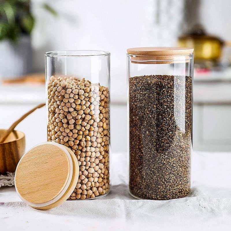 Fresh Guard Glass Jar (1000 mL Each) - Set Of Two