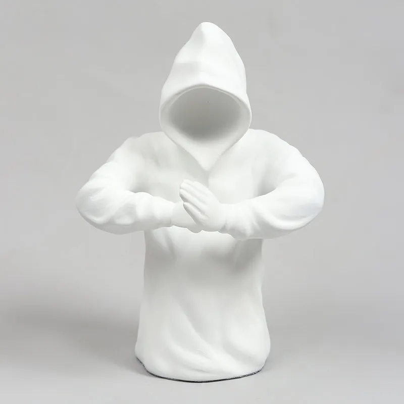 Hooded Ronin Showpiece - White media 3