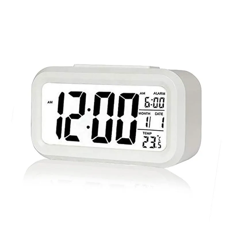 Time Nest Rectangle Plastic Table Clock media 3